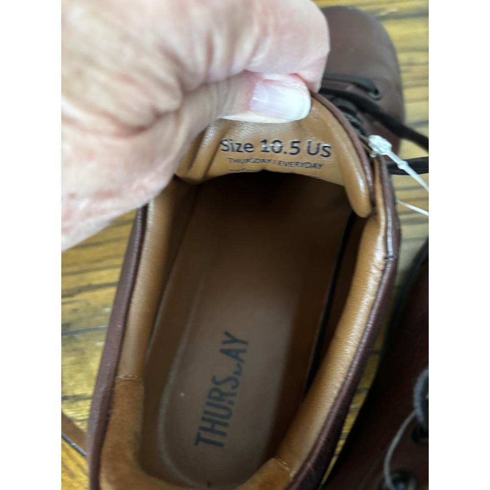 Thursday Boot Co Mens Premier Low Top Brown Leather Sneakers Size 10.5 US